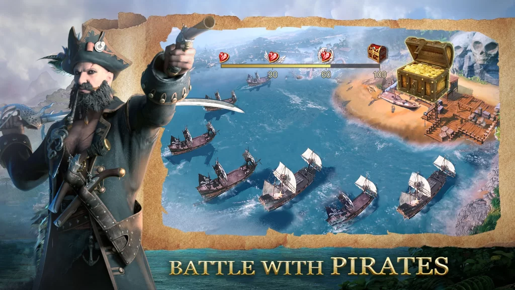 juego para celular de piratas estrategia y gestion de recursos
